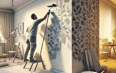 Можно ли клеить обои на краску и как это делать правильно